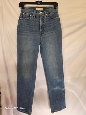 Madewell High-Rise Straight Jeans - Blue